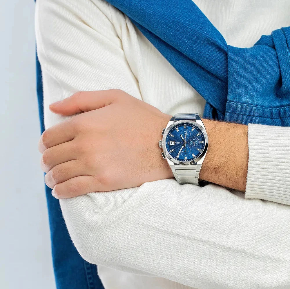 Men's Fossil Everett Chronograph Stainless Steel Watch - FS5795